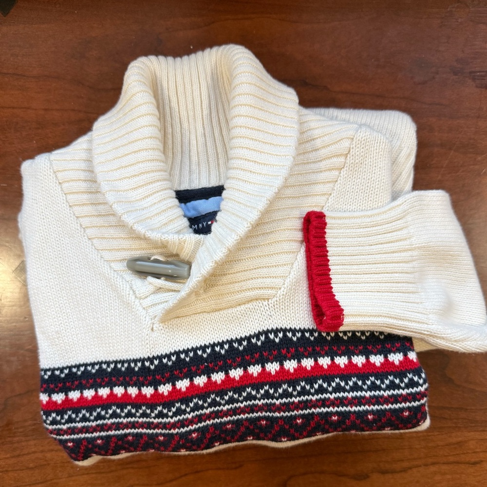 Pristine Condition Tommy Hilfiger Toggle Collared… - image 1